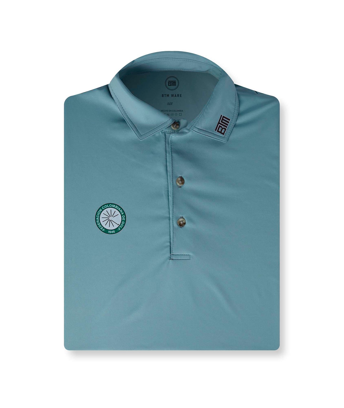 BTM x Fedegolf Official Men's Blue Polo